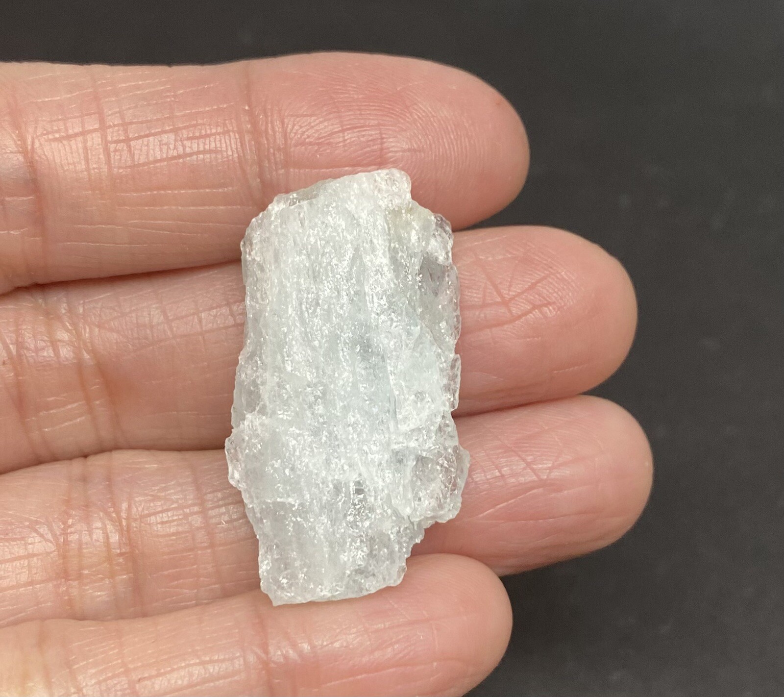 Aquamarine Genuine Rough Crystal (1 1/2in) Earrings, & Selenite Stick Set
