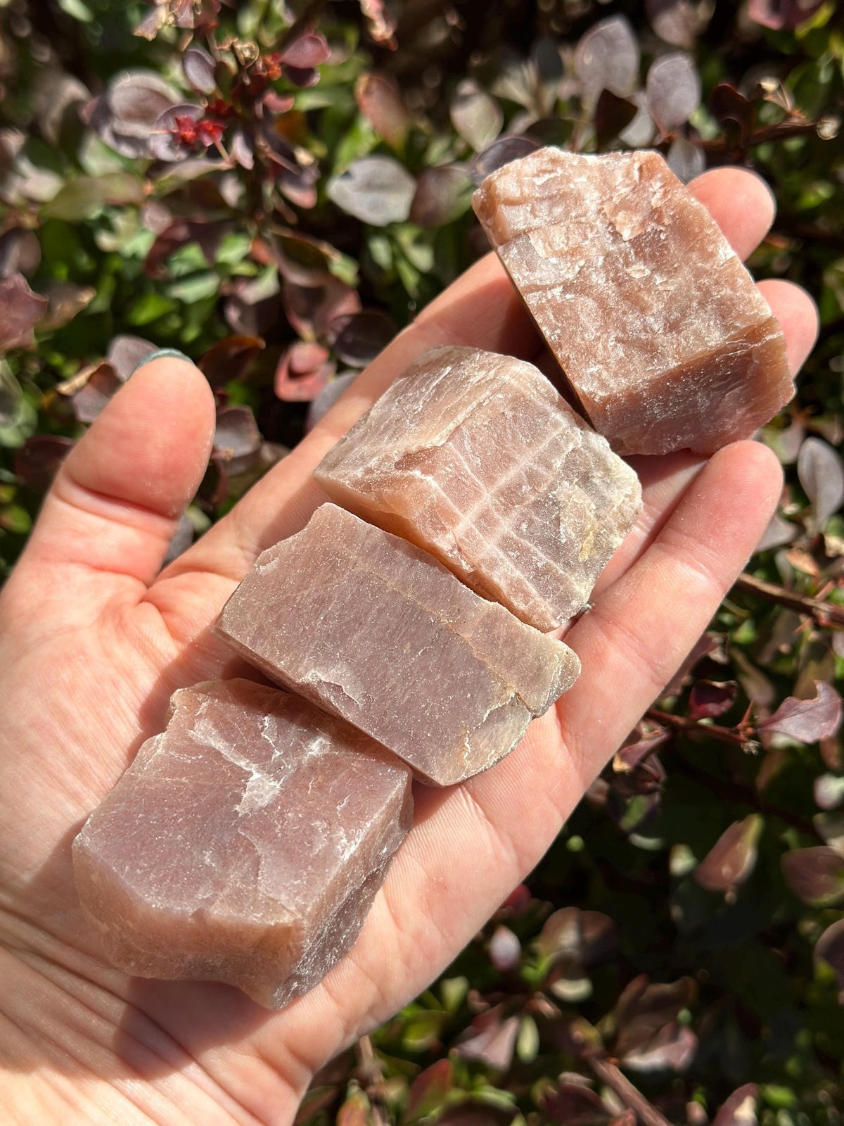 Raw Peach Moonstone Sunstone (Grade A), Natural Peach Moonstone from Sri Lanka