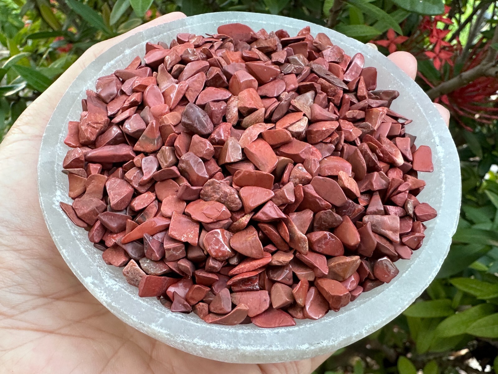 Grade A++ Red Jasper Semi Tumbled Gemstone Mini Chips 3 – 8mm,Wholesale Bulk Lot