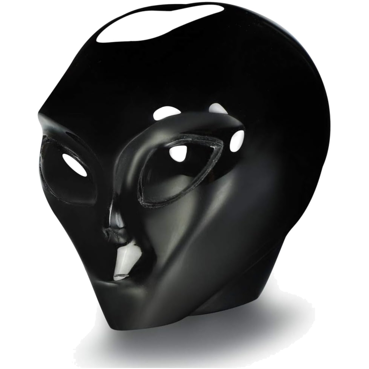 Elegant 2.0″ Black Obsidian Crystal Alien Skull – Gift of Healing & Style