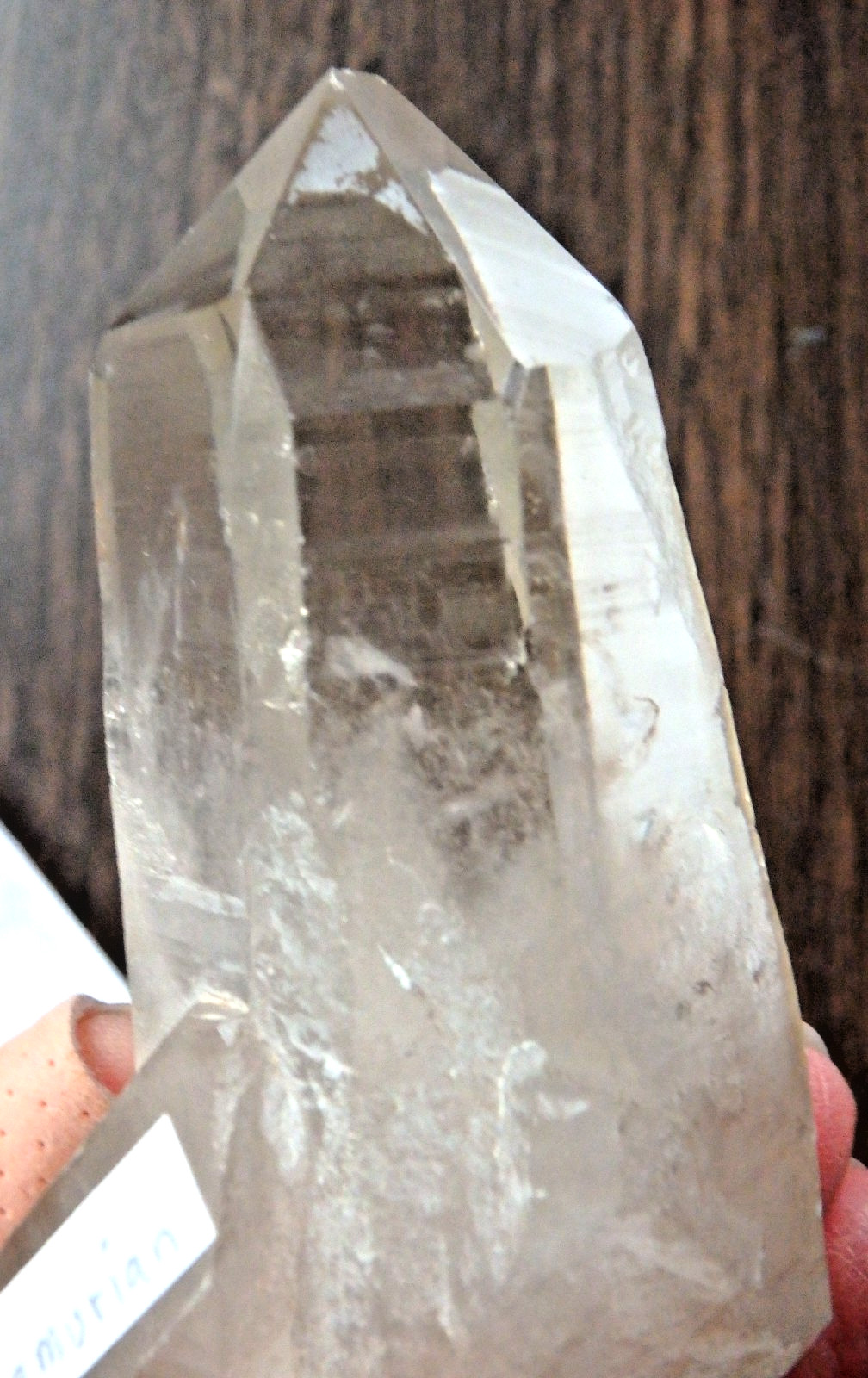 Crystal ✨ Beautiful Clear Lemurian Point Natural Record Keepers 167 grams