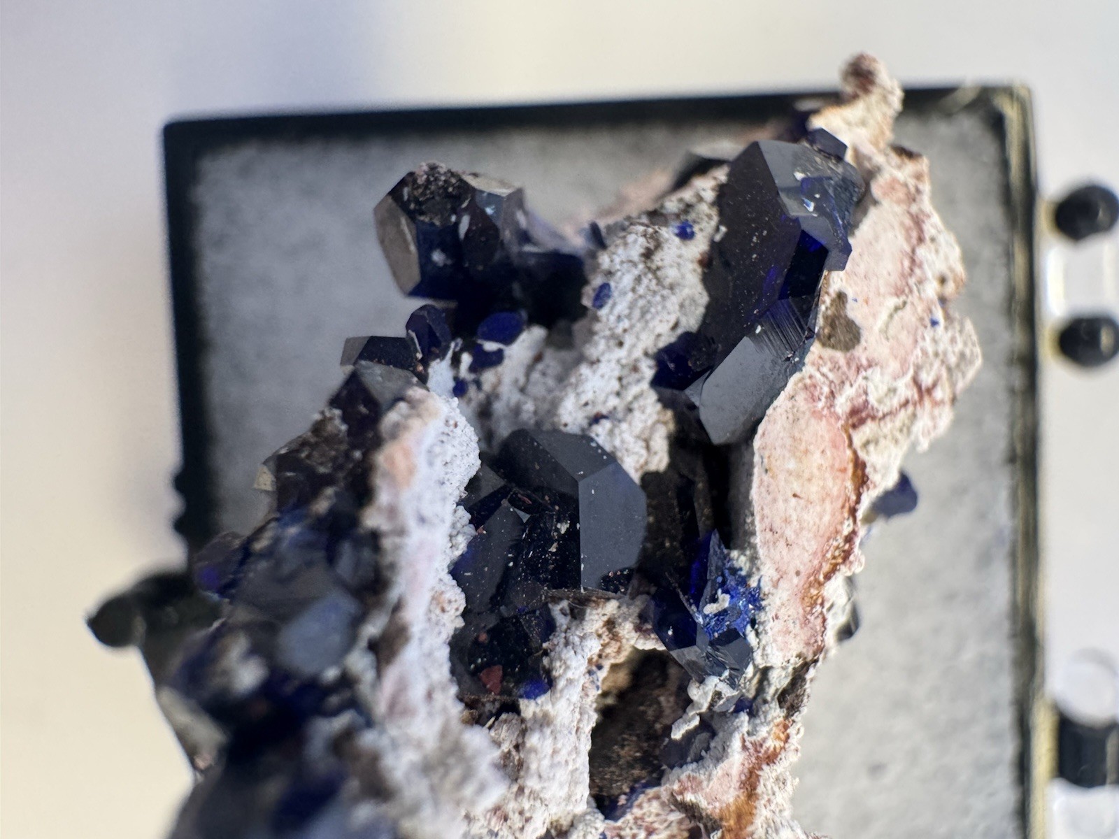 Morenci Azurite Thumbnail, Excellent Color, Glassy Luster, Thumbnail
