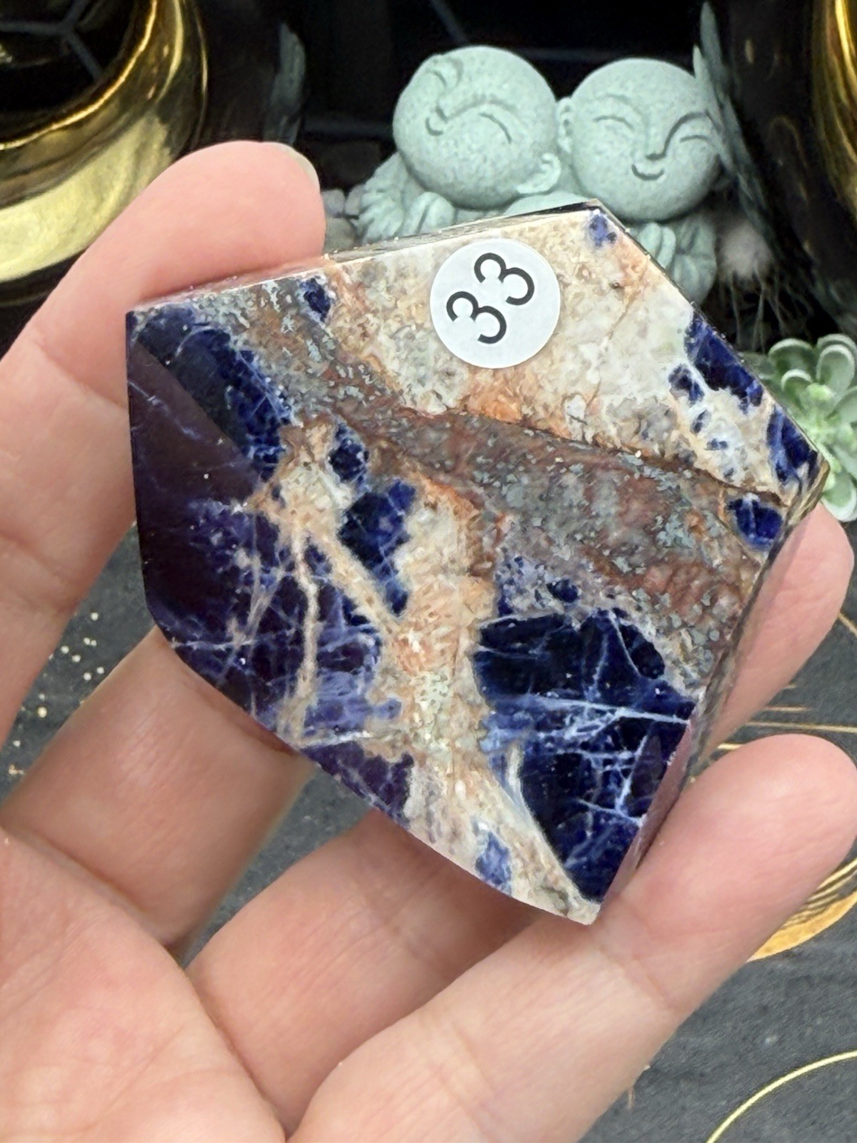 Natural Sodalite Freeform HQ Polish really nice! Free shipping