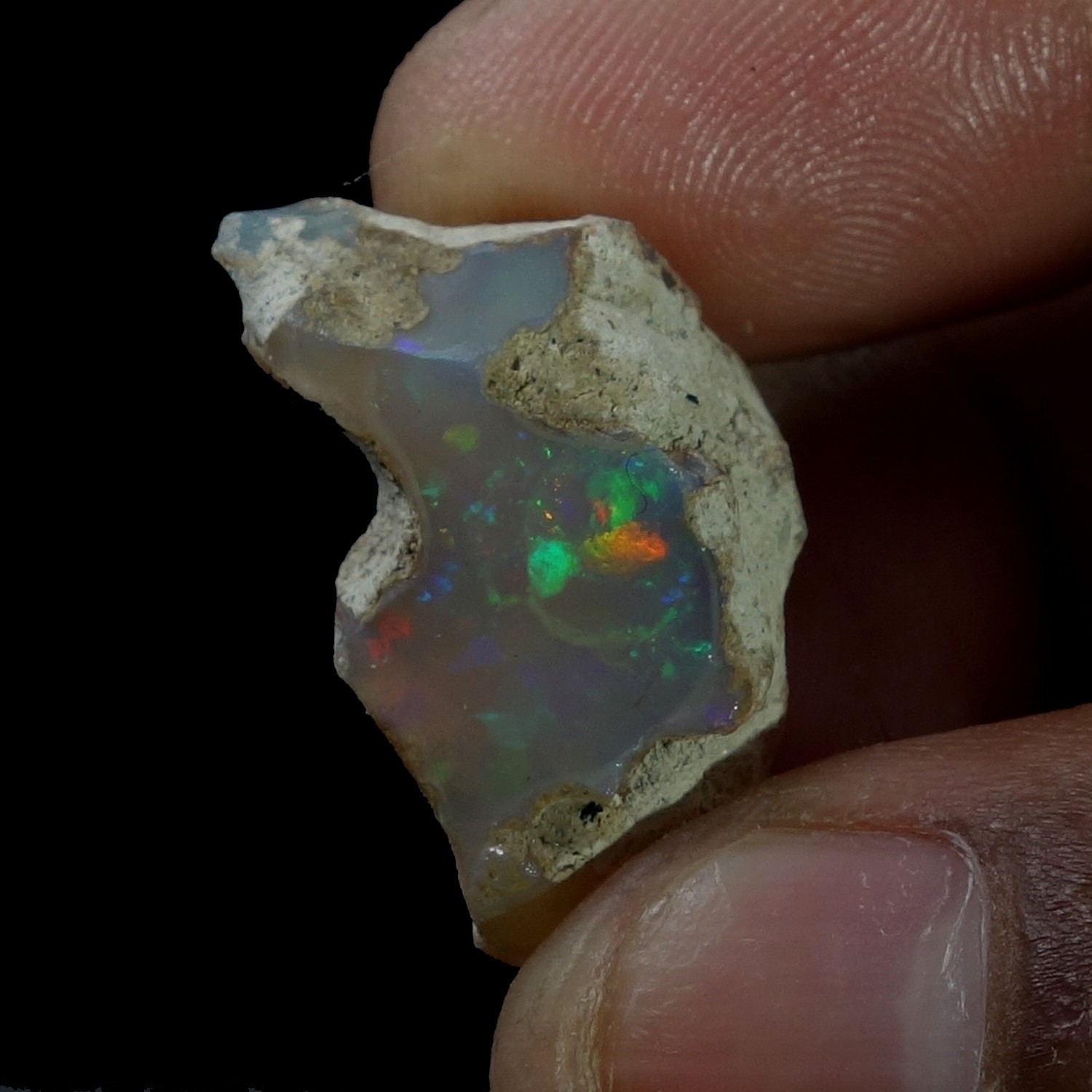 Natural Opal Rough 16.00 Cts Dry Ethiopian Opal Rough, Welo Opal Raw Fire Opal