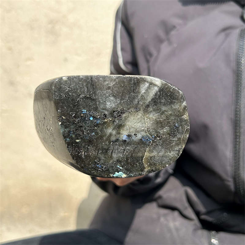 1.8kg Natural Labradorite Quartz Crystal Spectrolite Mineral Reiki healing
