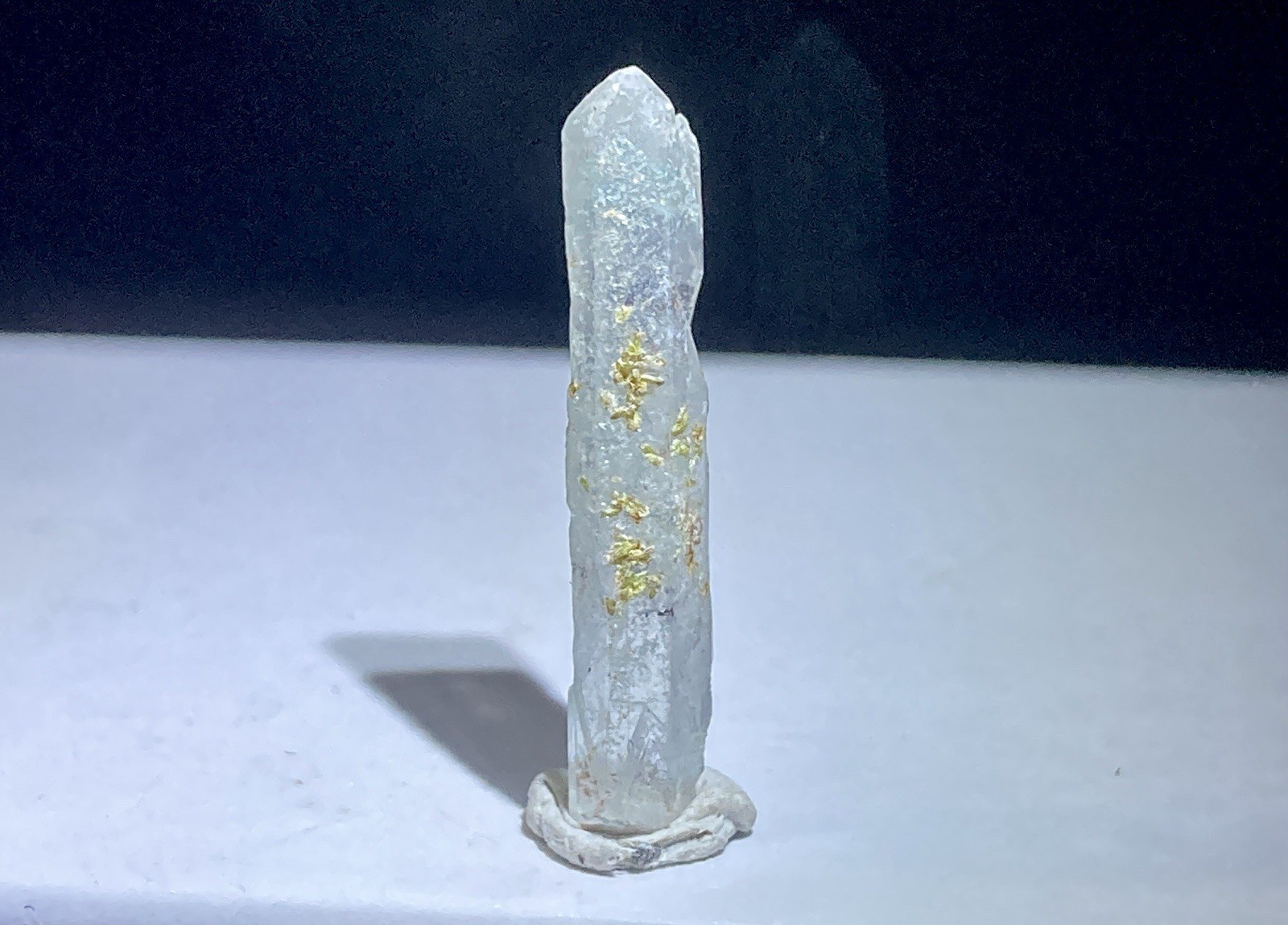 Ajoite Inclusions in Quartz Messina, South Africa