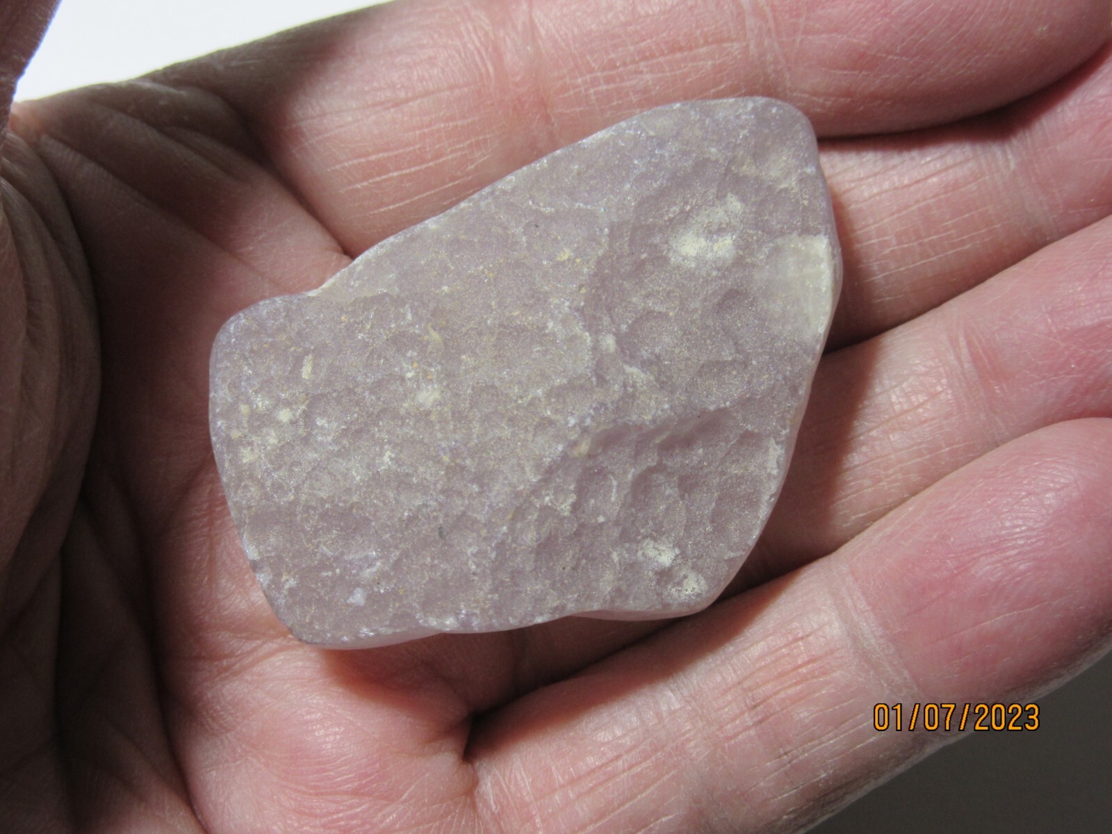 Natural Yttrium Fluorite Tumbled Crystal 1 7/8″ Mineral Collectible Reiki YFTM-1
