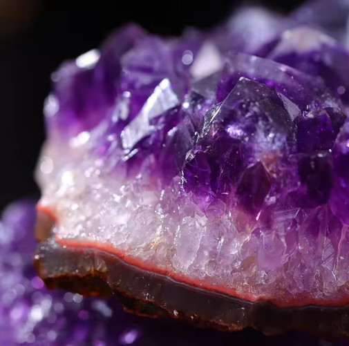 80-100g Raw Amethyst Crystal Quartz Cluster Specimens Healing Reiki Ornaments