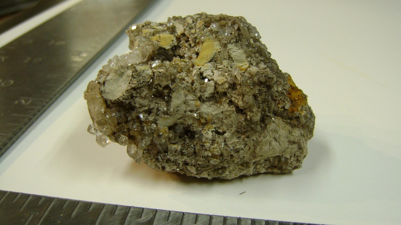 2 1/2″ X 2 1/2″ Crystal Quartz Cluster 2 sided on Matrix – Poughkeepsie, NY.