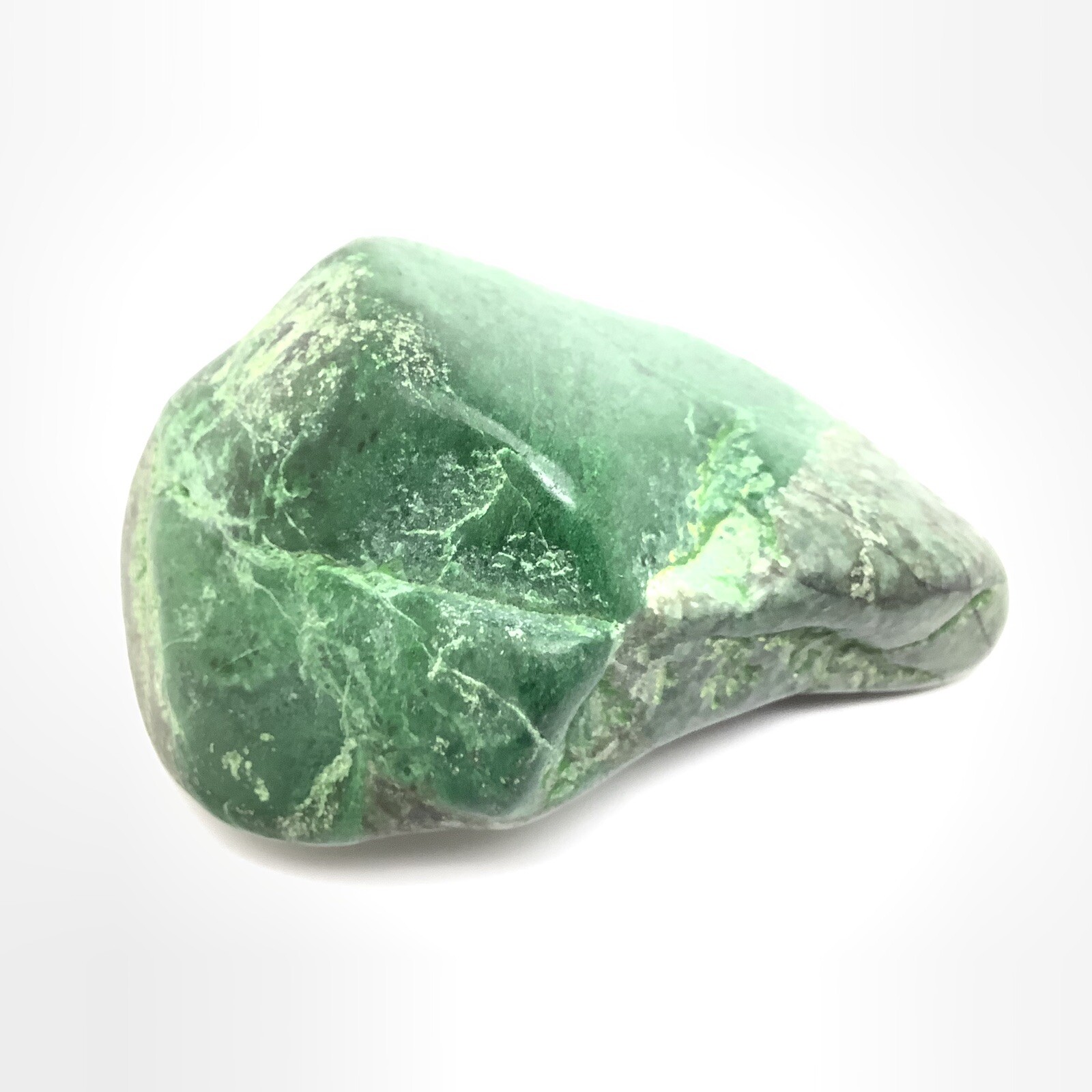 Siberian Jadeite Cobble Chromium Green Jadeite Jade Stone Specimen Siberia 445g