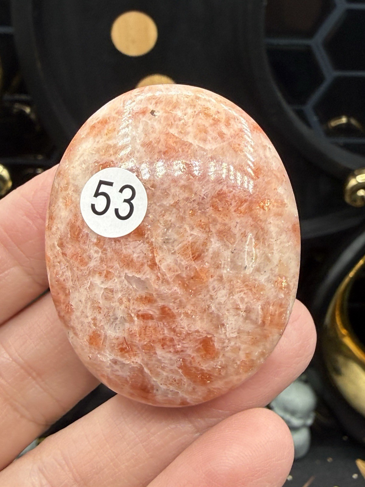 Natural Sunstone Palms Stones You choose. Free shipping