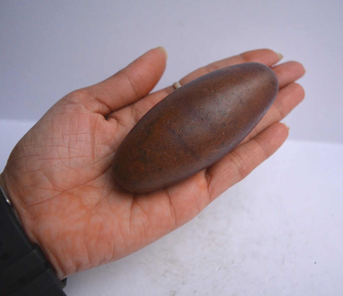 Shiva Lingam Narmada River India Lingam Crystal Stone & Home Decor Gift~165