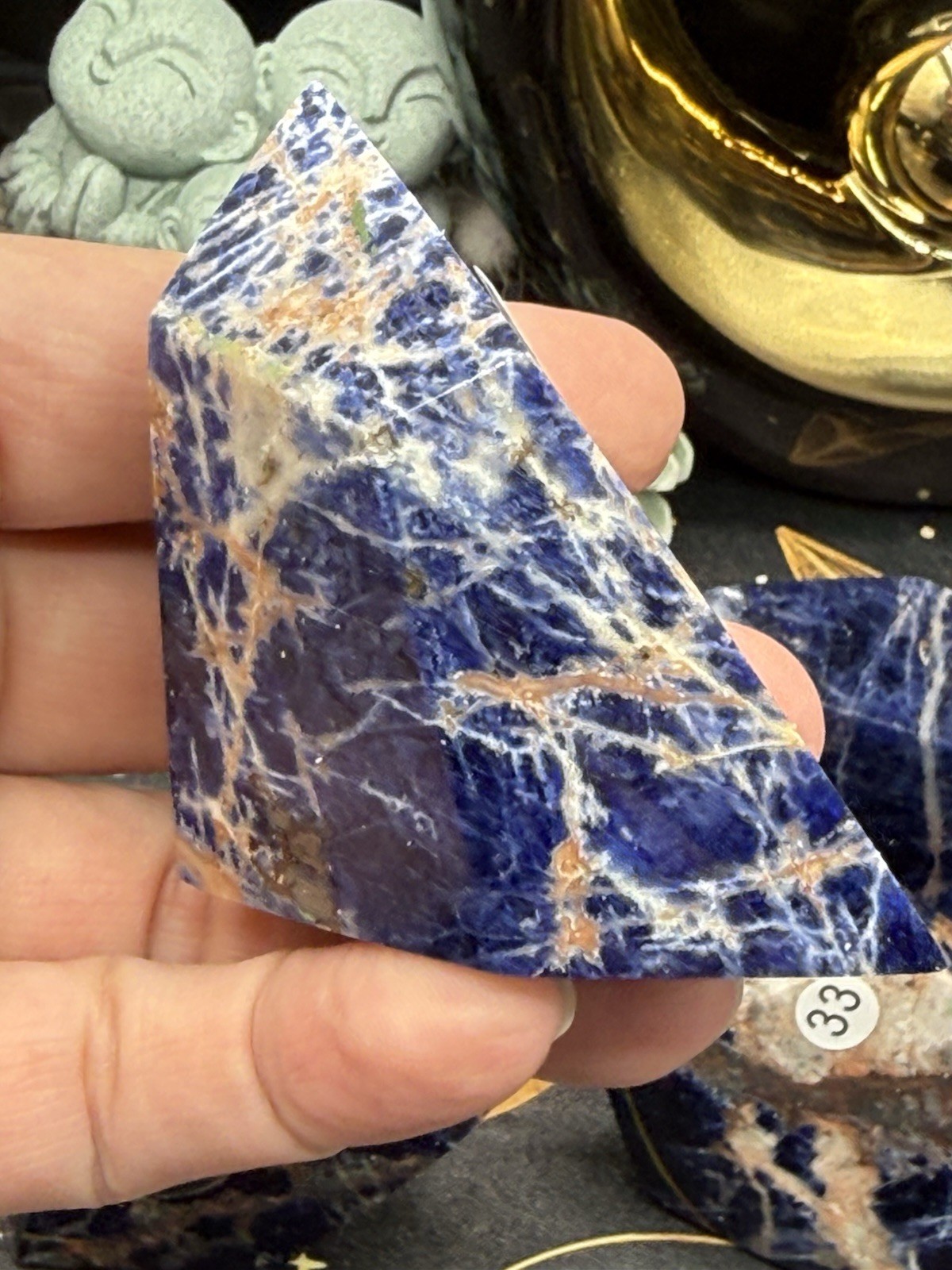 Natural Sodalite Freeform HQ Polish really nice! Free shipping