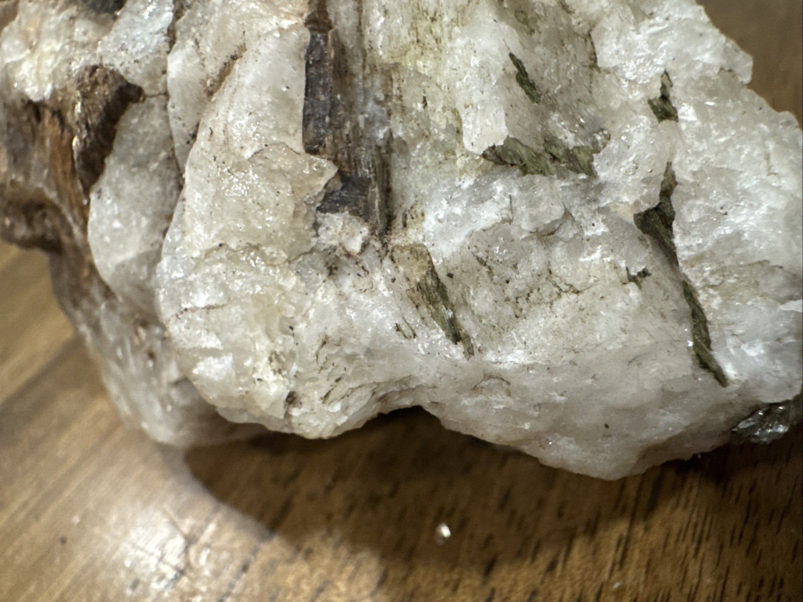 A Milky Quartz Natural Stone. Beautiful Shades Of White And Brown.