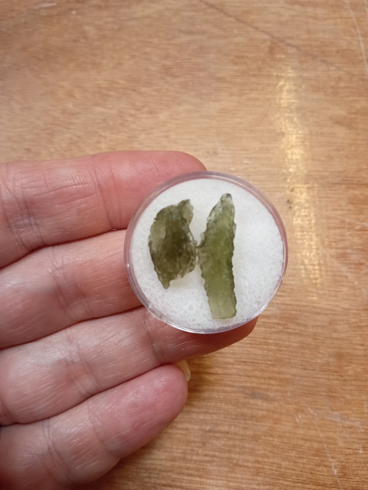 2 Piece Sets Moldavite Genuine Czech. Ships From Arizona