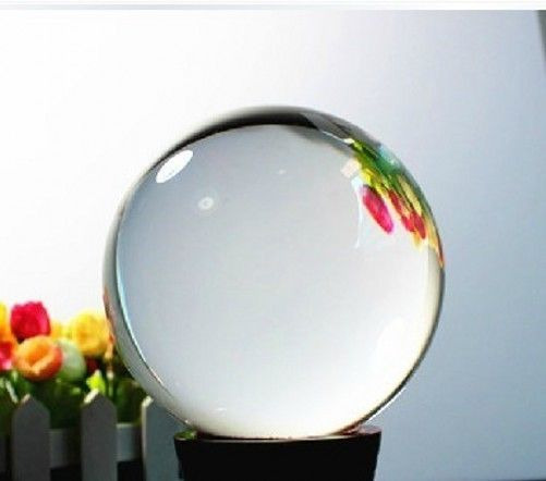 100mm 80mm 60mm 40mm Asian Rare Natural Quartz Clear Magic Crystal Healing Ball