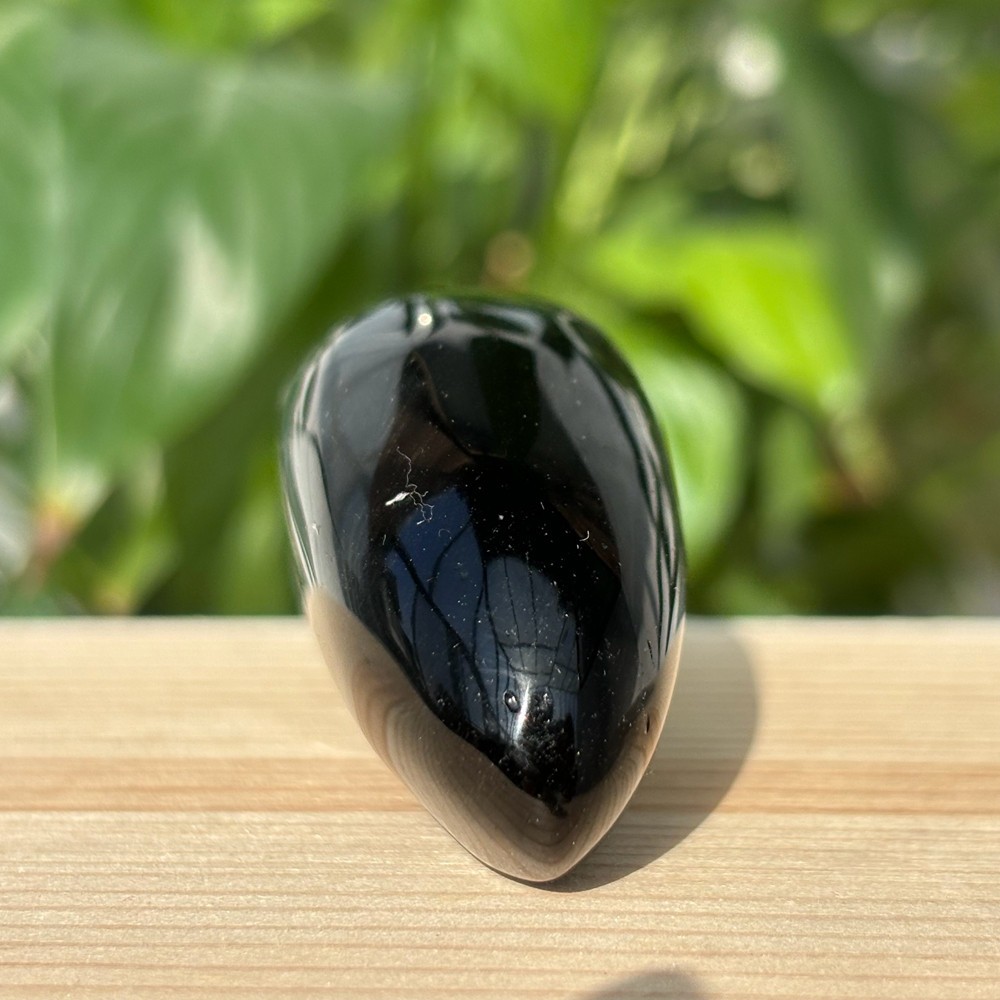2.3″ Natural obsidian quartz alien skull hand carved crystal reiki healing 1pc
