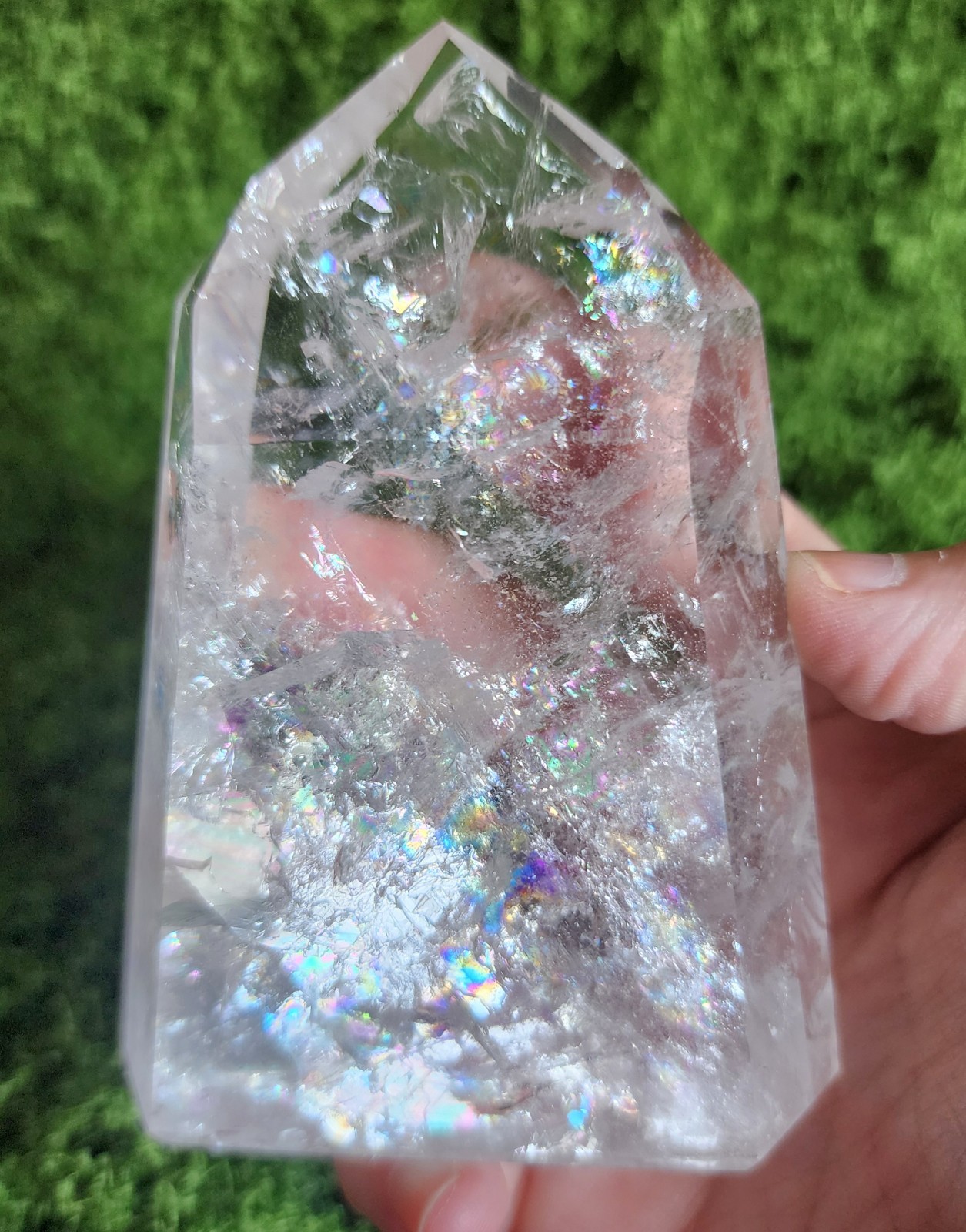 HQ Brazilian Clear Quartz Tower