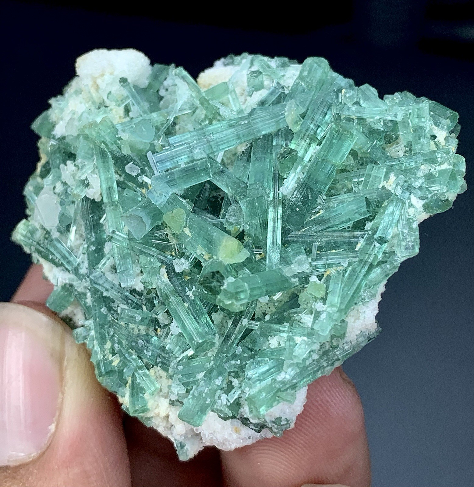 170 Cts Tourmaline Crystals Bunch With Specimen From Afghanistan.