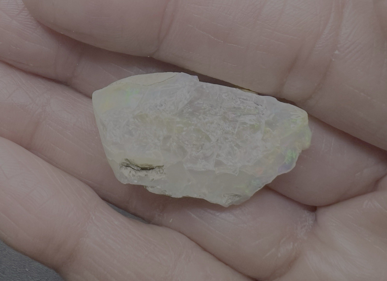 Ethiopian Welo Genuine Opal 5.9g Almost 1 1/2in AWESOME FLASHES