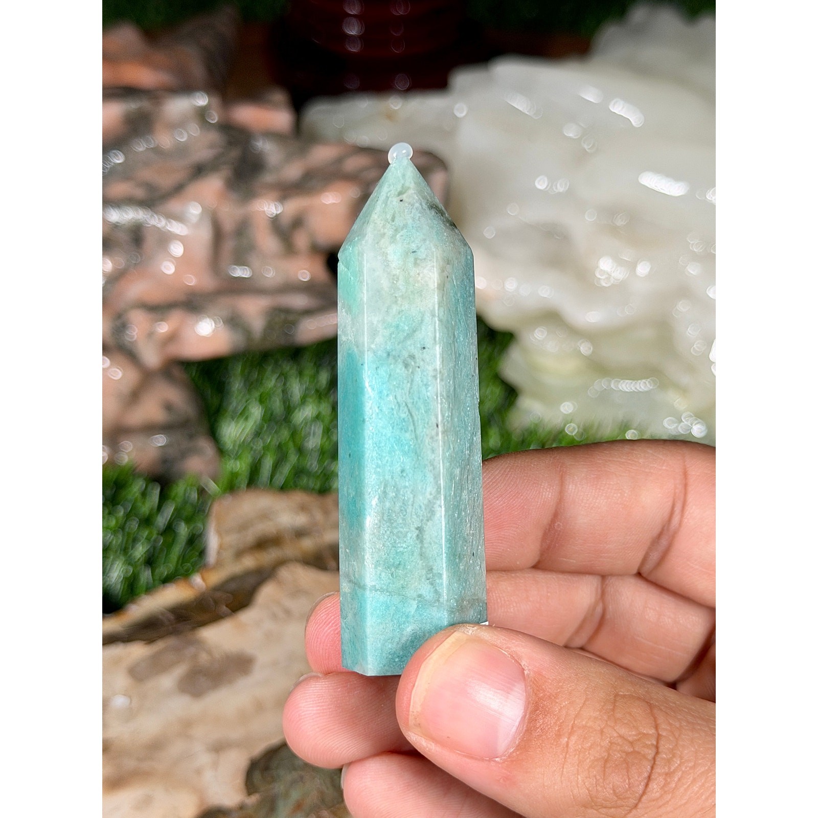 Amazonite Crystal Tower 2.75in 1.6oz