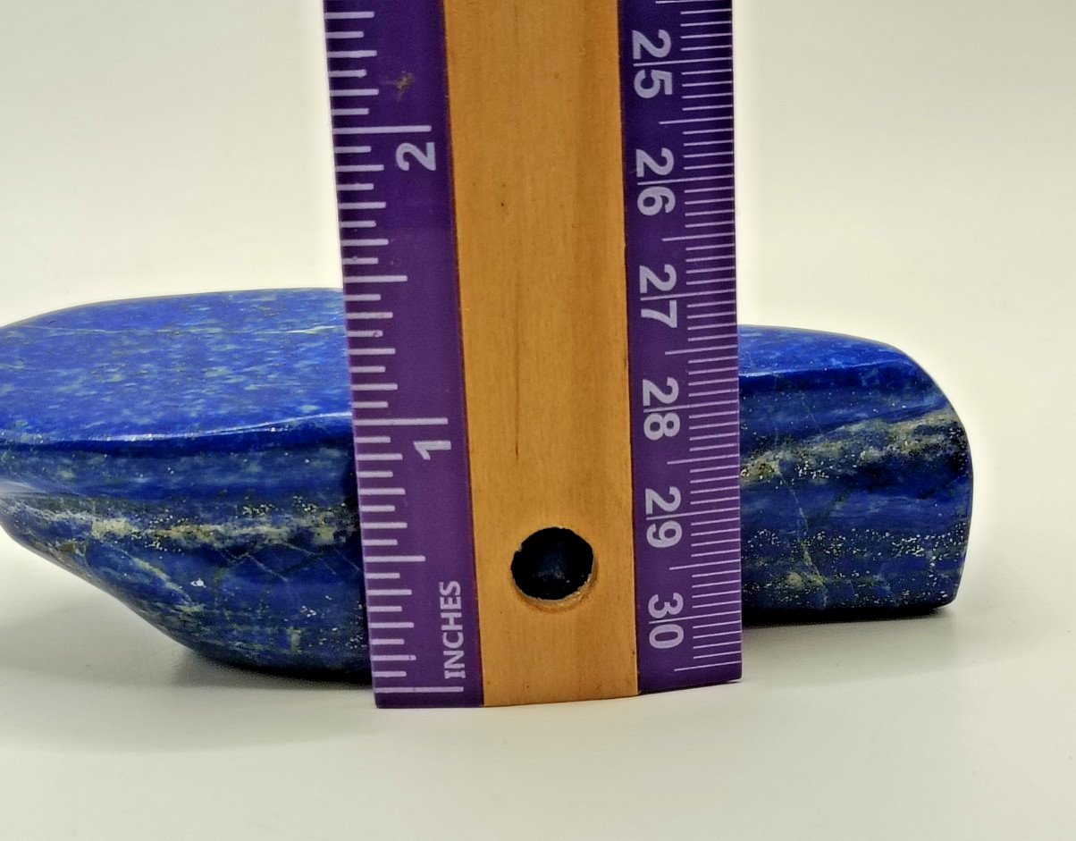 Polished Lapis Lazuli Mineral Specimen Stone Crystal Freeform 286.51g Gemstone