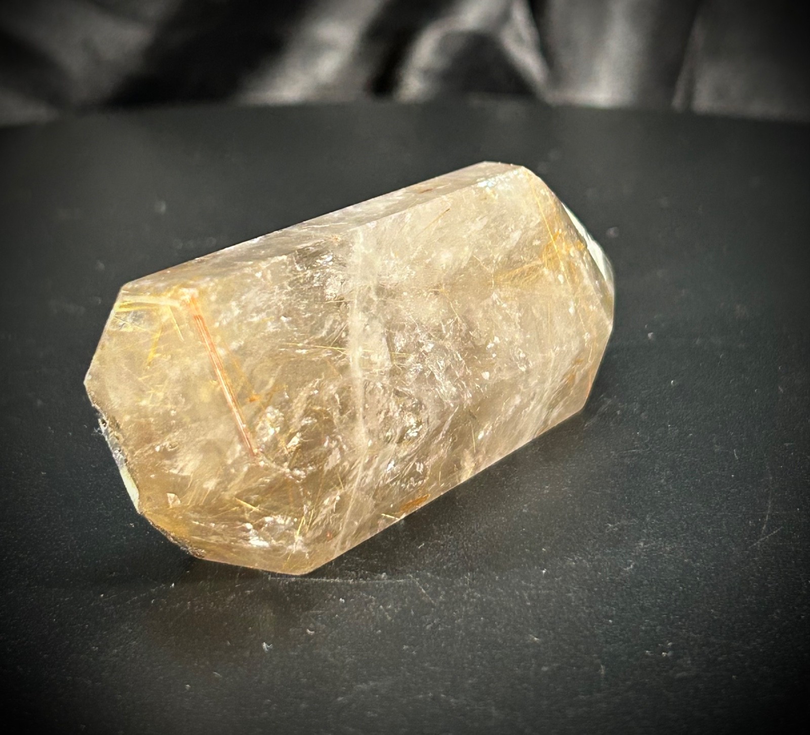 2.96″ Gold Rutilated Lodolite (Garden) Quartz Freeform 2.6oz (72 grams)