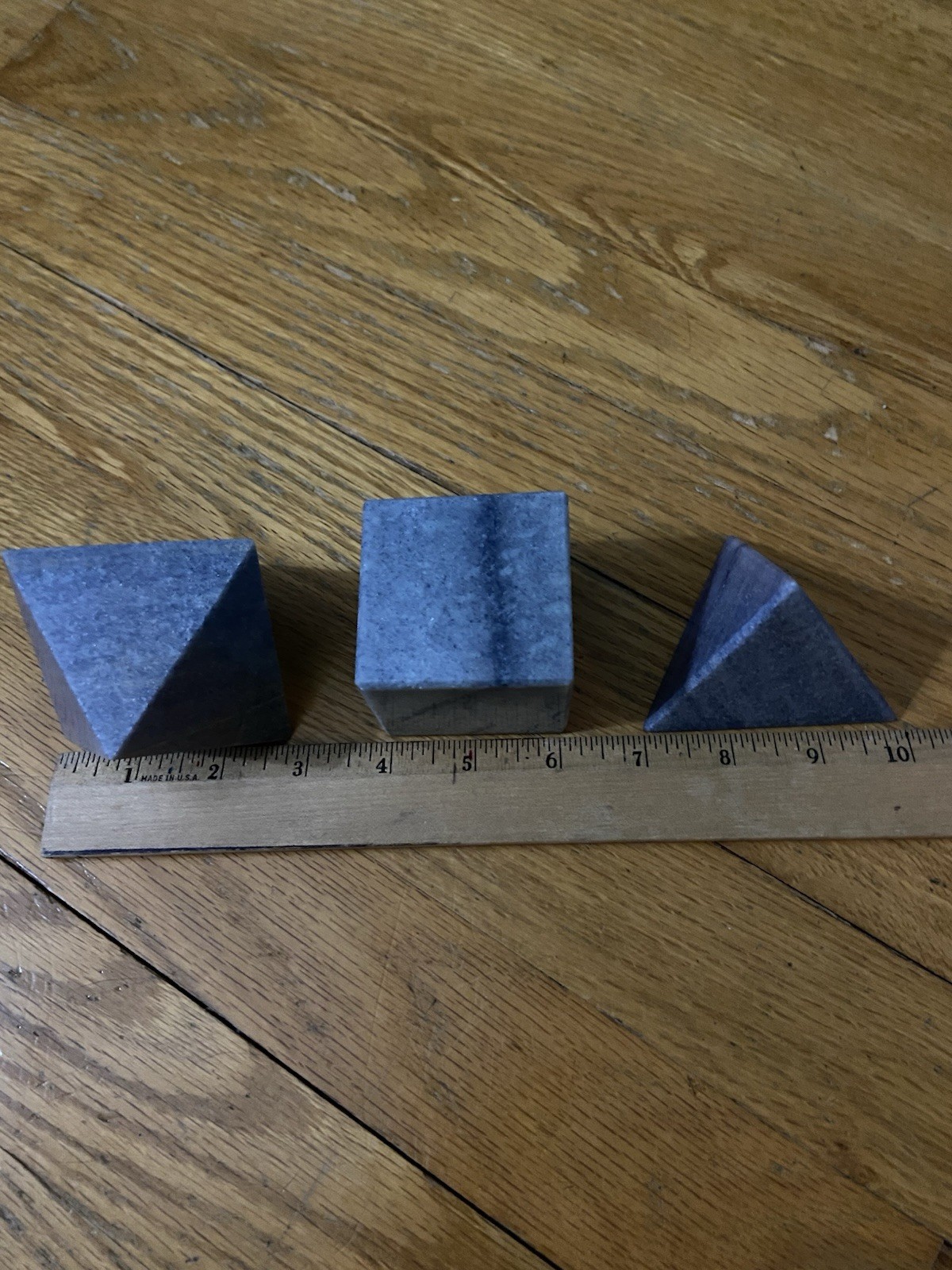 Blue Aventurine Crystal Stone Sacred Geometry Set