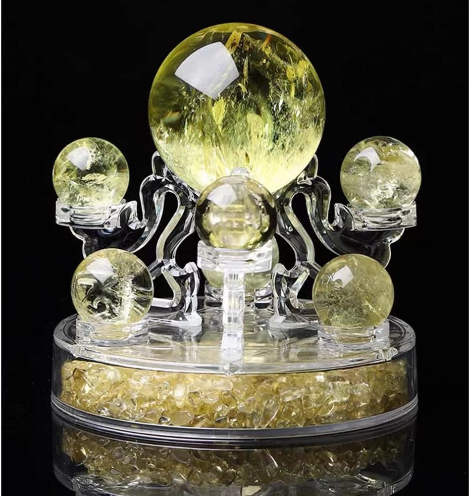 Acrylic Crystal Ball Base Display Stand Transparent Glass Sphere Ball Holder