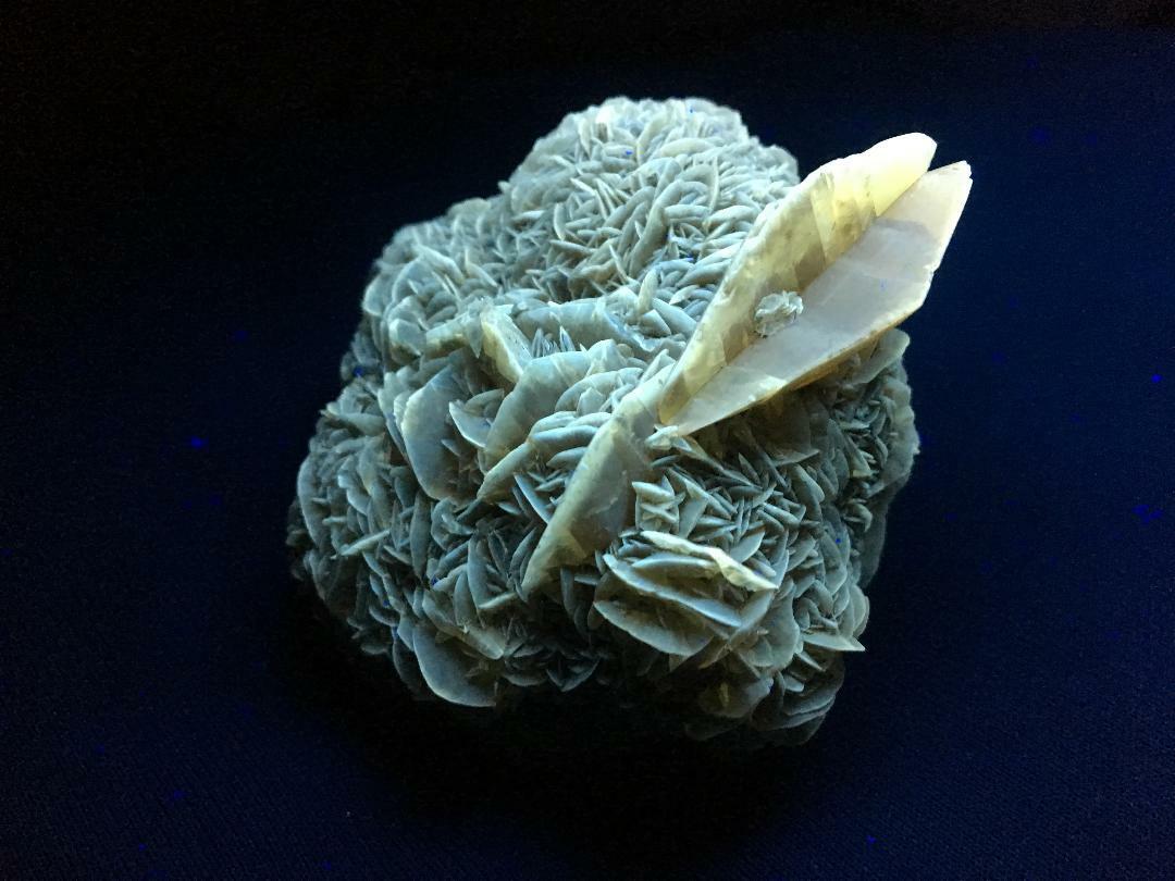 KB: BRIGHT FL. YELLOW/WHITE SW/LW/PHOS. GYPSUM XLS. FROM CANADA