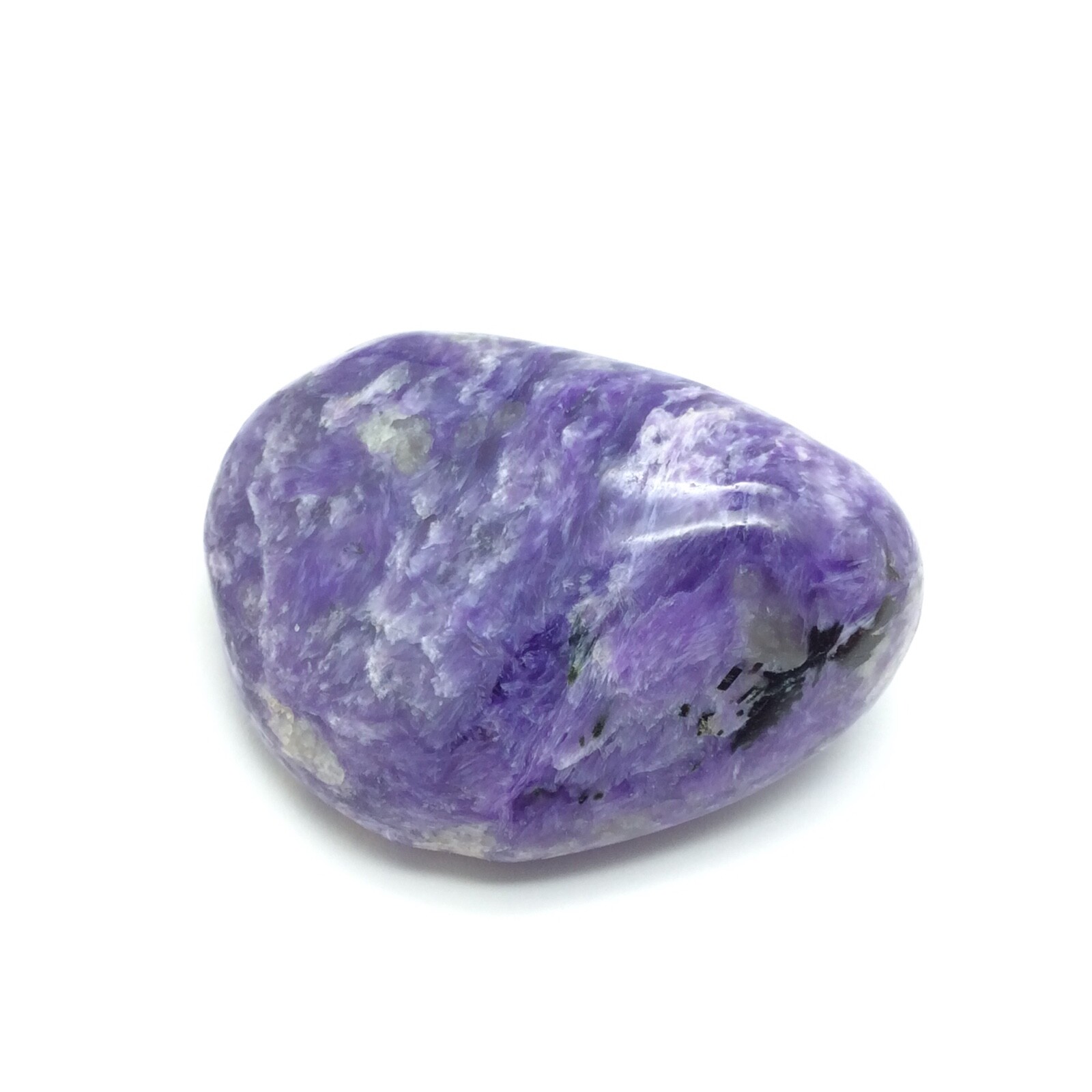 Charoite Pebble Purple Gem Stone Polished Siberian River Specimen Siberia #4