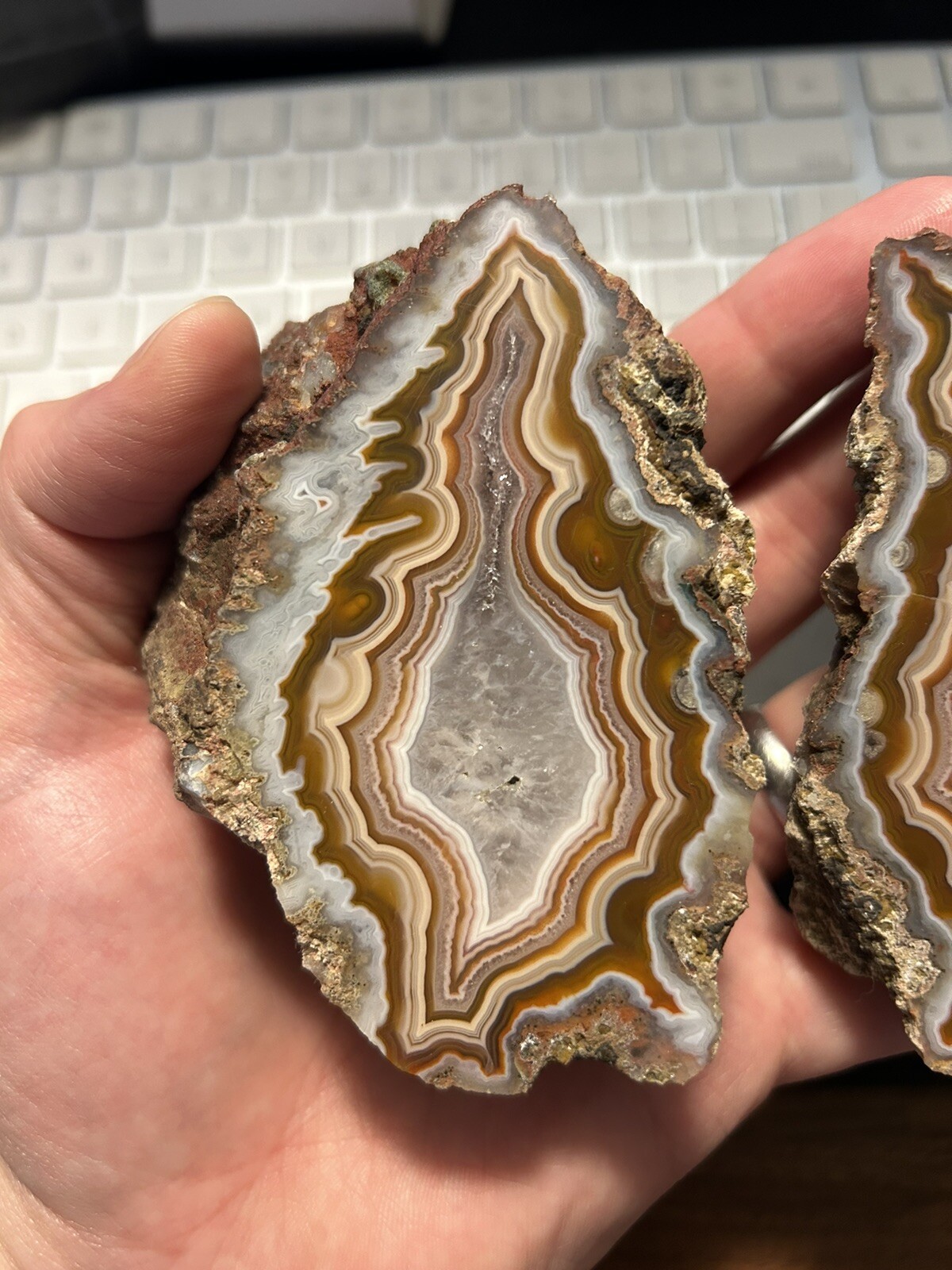 Stunning Moroccan/ Morocco Agate Pair