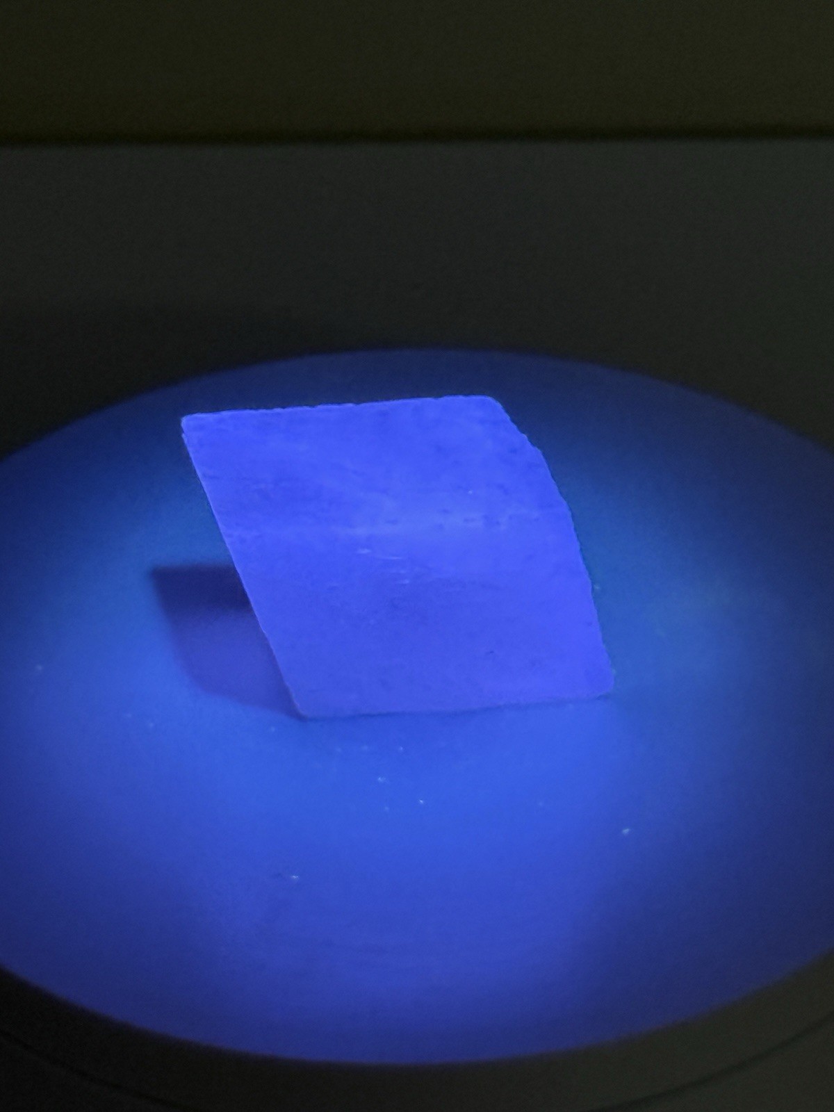 RADIANT Iceland Spar Calcite Crystal Specimen w/ Terlingua-like Fluorescence