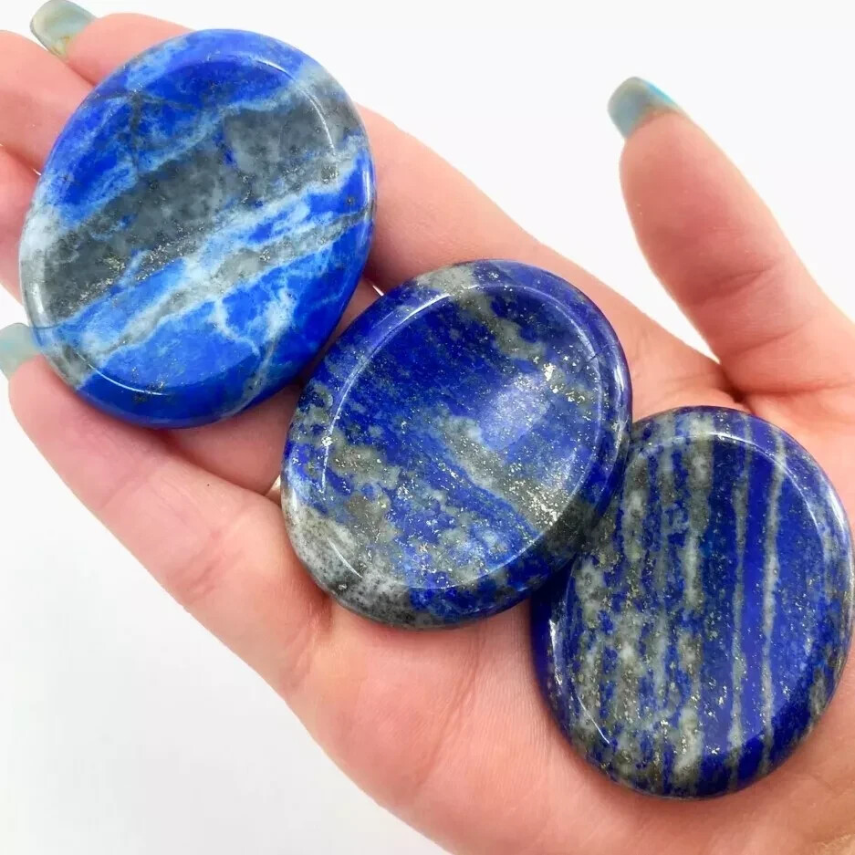 Natural Crystal Worry Stone Palm Stone Pocket Stone Healing Reiki Gift Decor