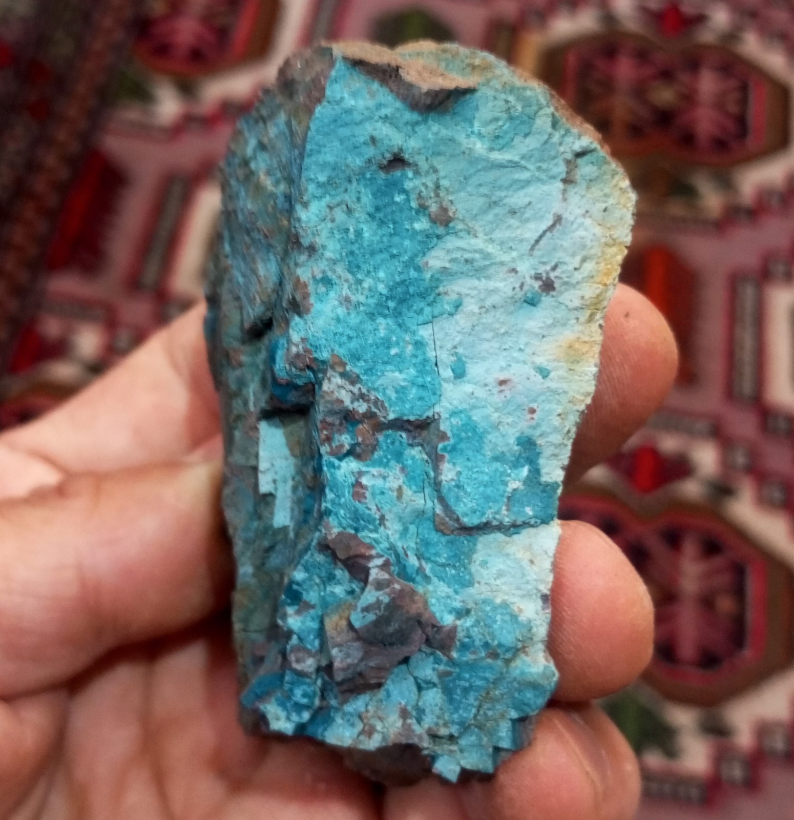 Gorgeous Colors Blue Laterite Cobalt Ore