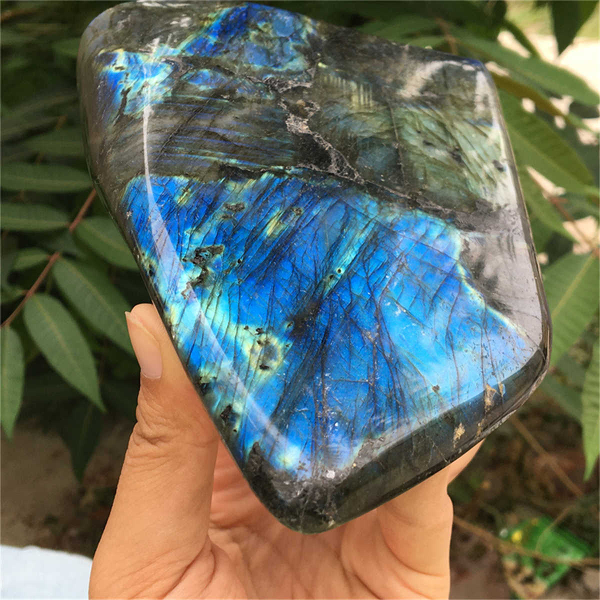 1.1kg Natural Labradorite Mineral Quartz Crystal Mineral Reiki healing