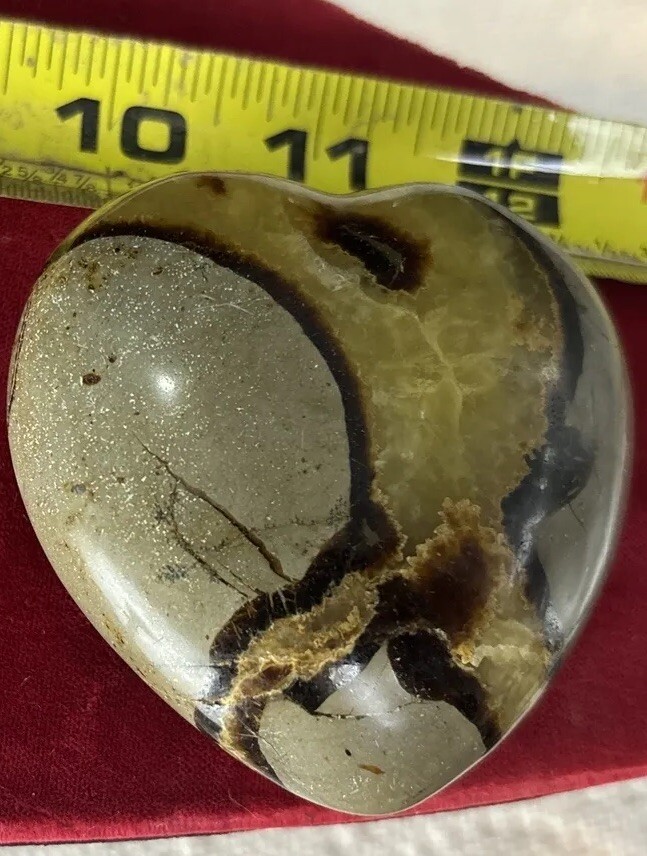 2 1/2 inch septarian nodule puffy heart