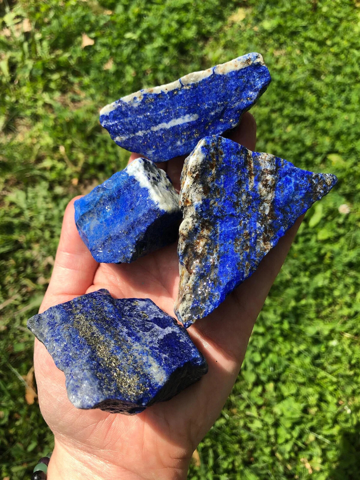 Natural Lapis Lazuli Raw Stone Crystal Mineral Specimen Healing Energy Gifts