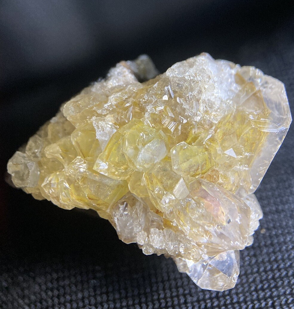 GOLDEN HEALER QUARTZ Natural Crystal Point Cluster SOLWEZI ZAMBIA
