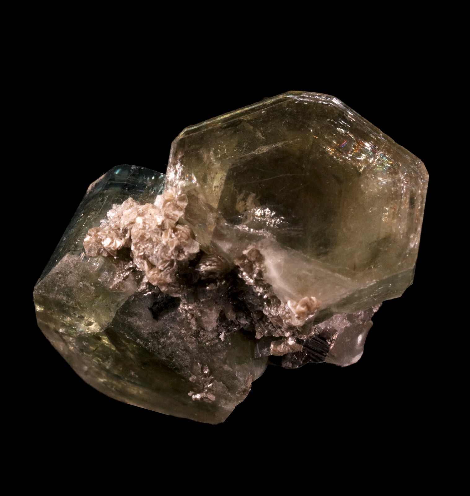 Lovely Zoned Fluorapatite Crystal Cluster – Panasqueira Mine, Portugal!