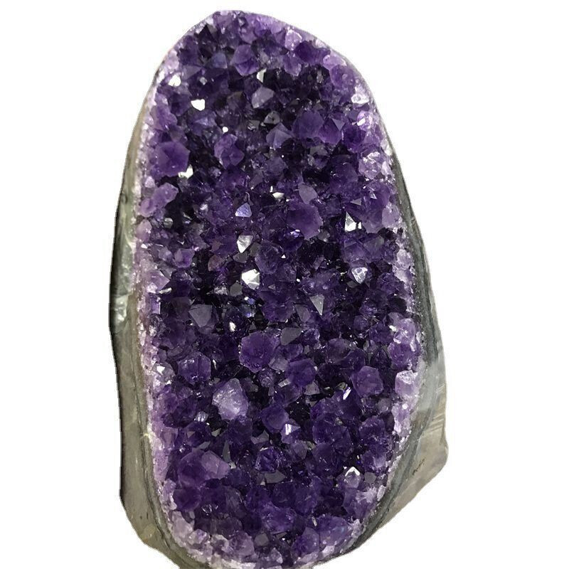 600g+ Natural Amethyst geode quartz cluster crystal specimen healing