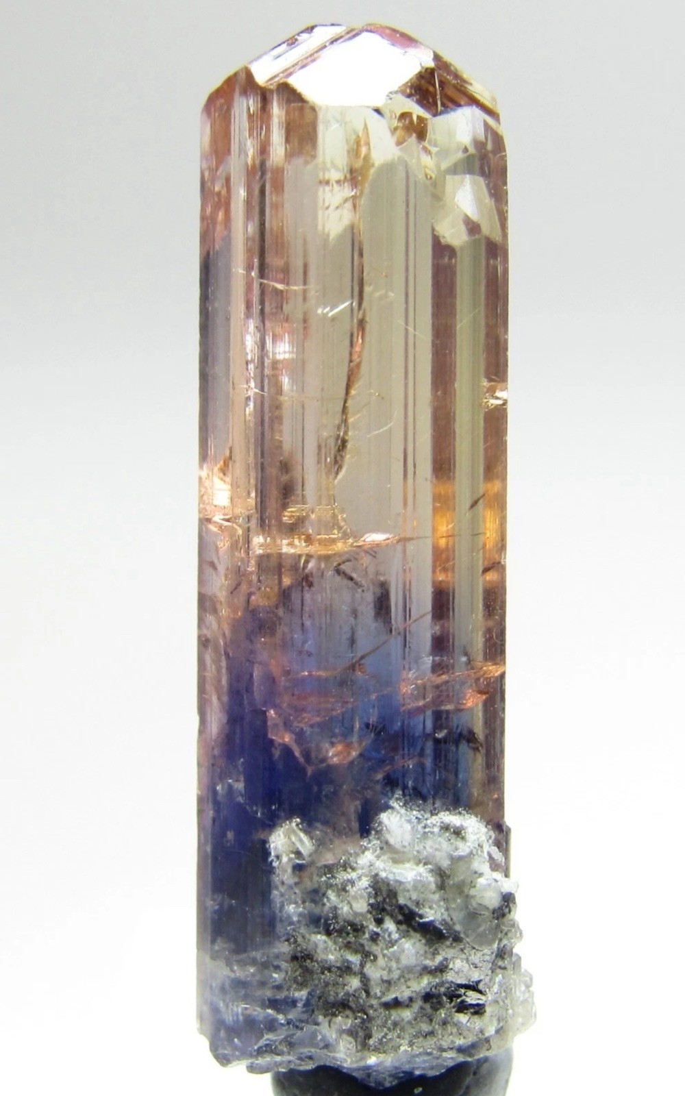MIRACULOUS ULTRA RARE UNHEATED FANCY COLOR GEM TANZANITE CRYSTAL!!! TANZANIA
