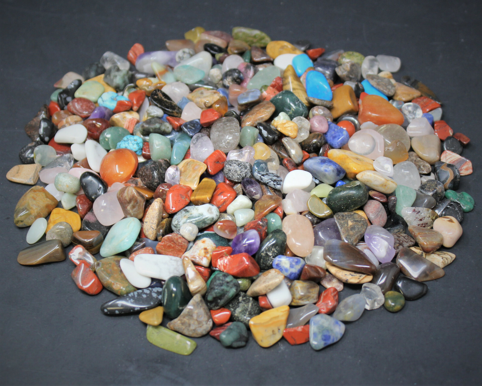 WHOLESALE 10 lb Lot of Small Assorted Mixed Tumbled Stones, MAD CHEAP Crystals!