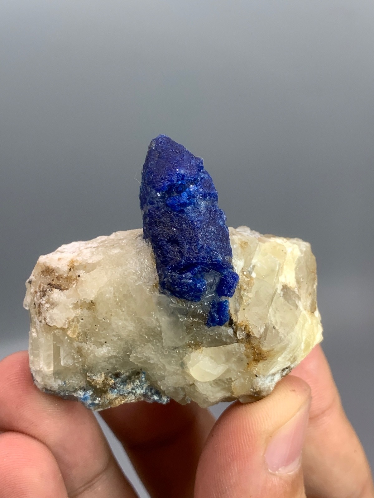 54.7g Afghanite Crystal on Matrix Badakhshan Afghanistan Mineral Specimen