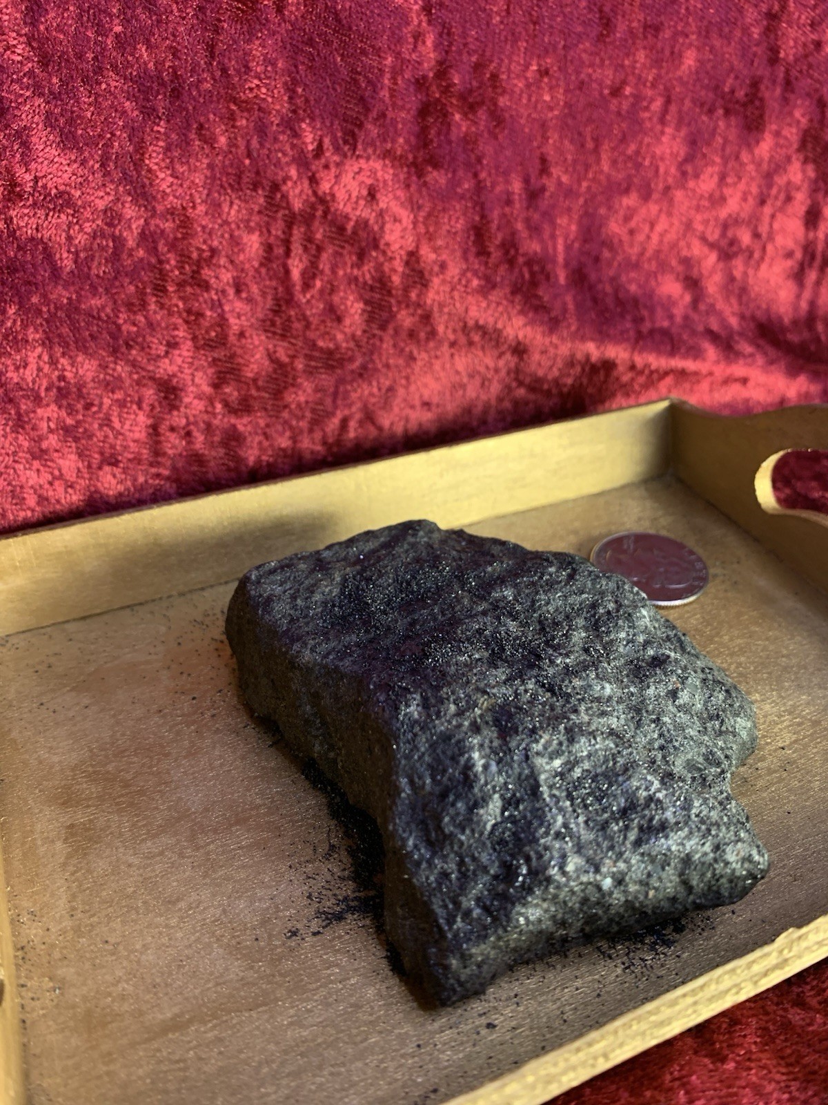 Genuine Live-Lodestone Chunk – Magnetite Mined in NY USA Adirondack Mountains