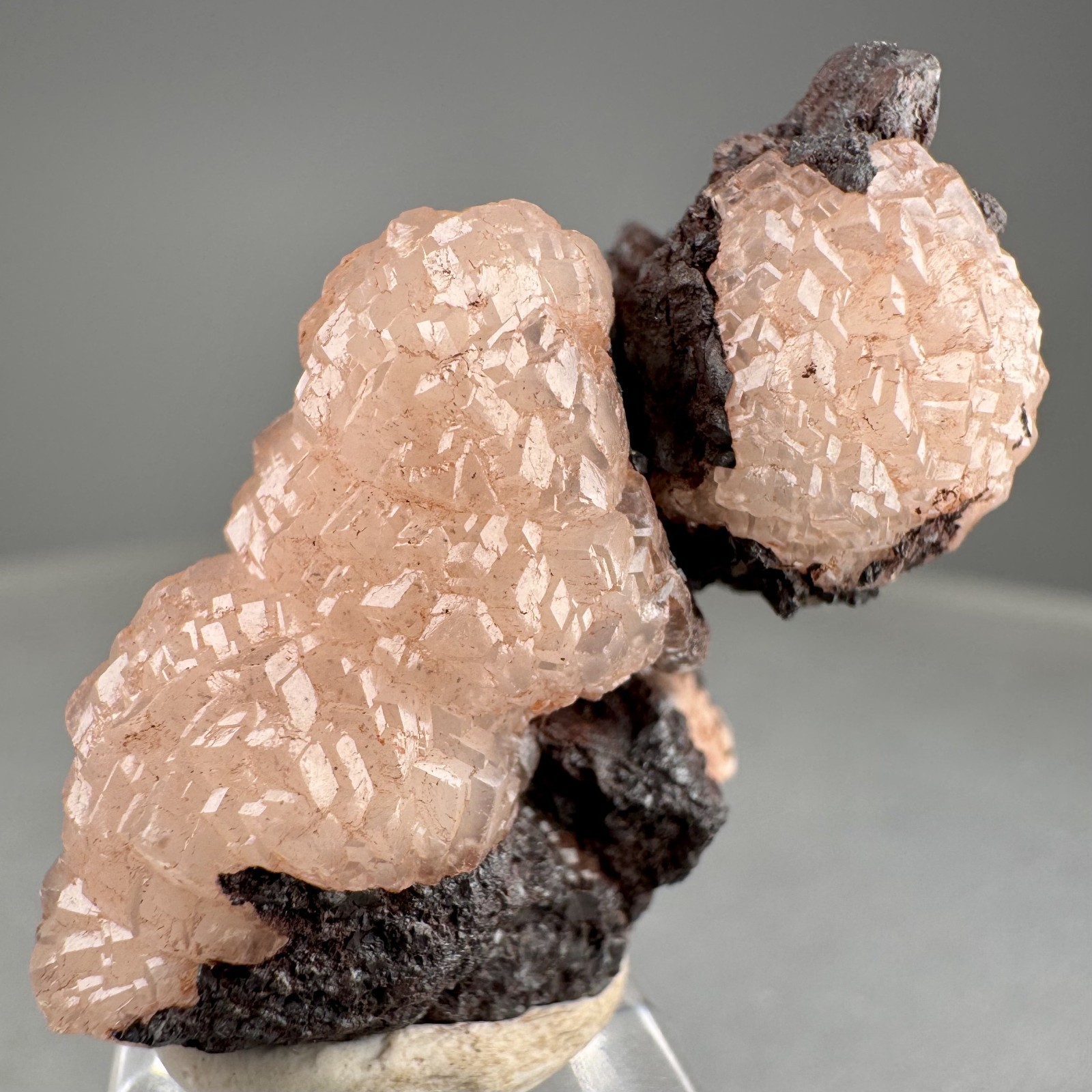 Nice Pink Manganocalcite Xls: Montreal Mine, Gogebic Range, Iron Co., Wisconsin