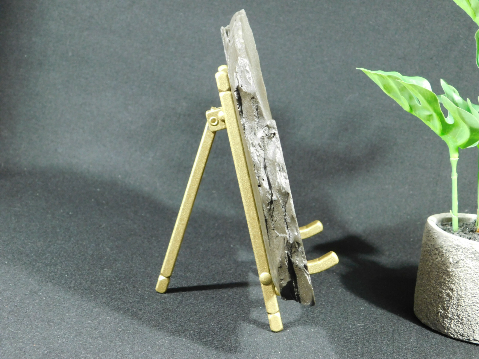 Easel Display Stand Medium Size Metal Folding Brass Color