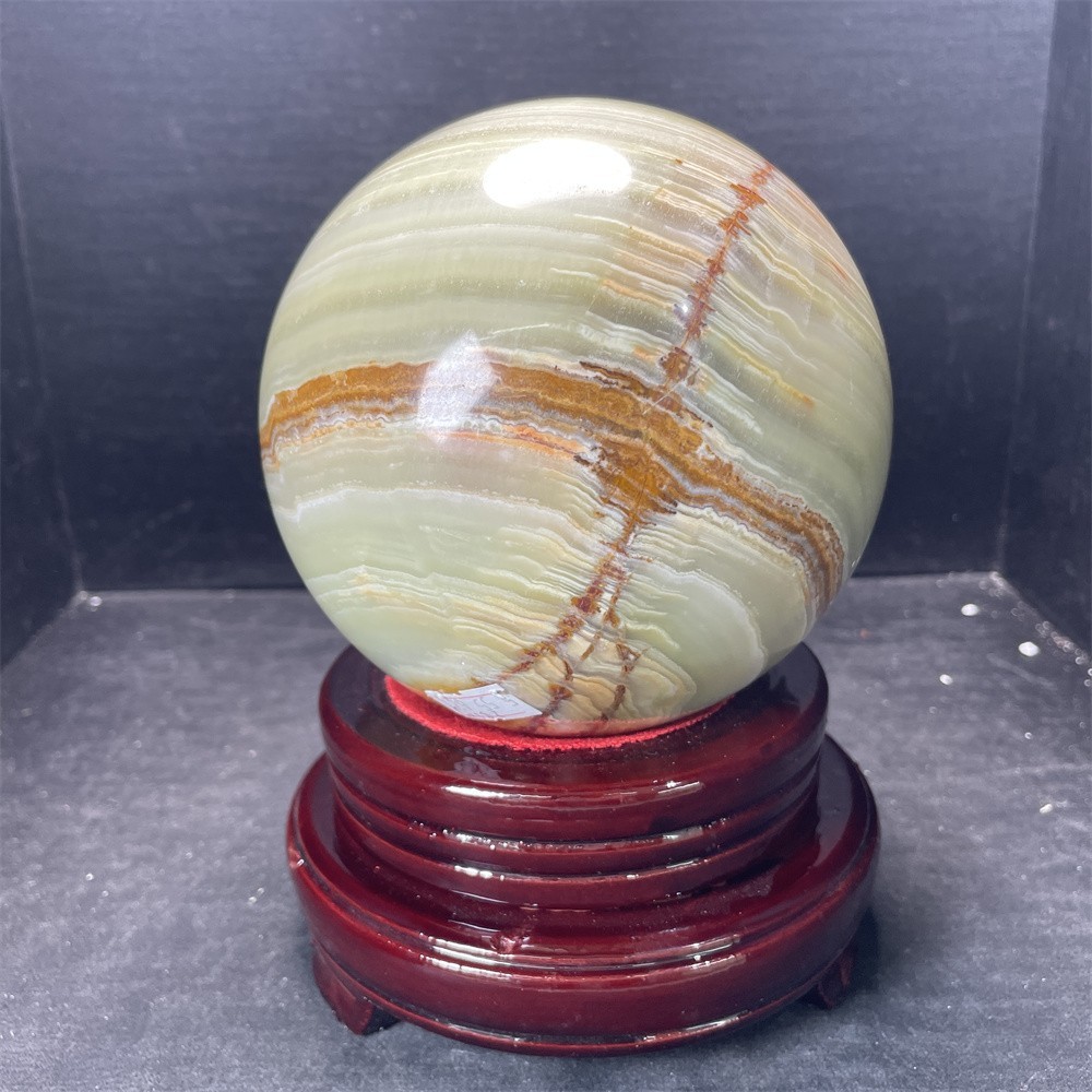 6.2LB 4.8″ Natural Afghan Jade Sphere Druzy Reiki Ball Crystal Quartz Gift
