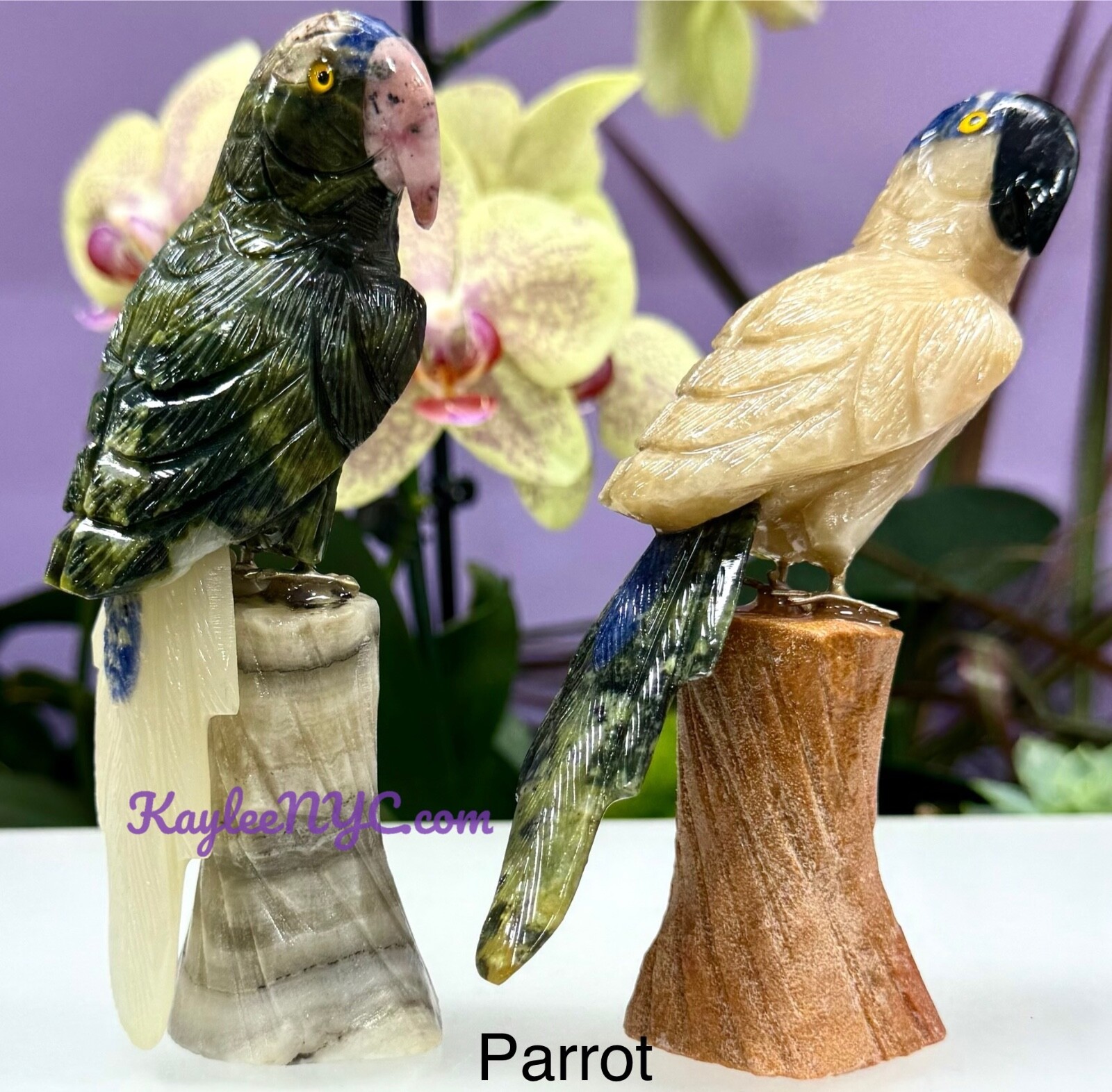 Wholesale Lot 4 PCs Mix Natural Crystals Birds Healing Energy