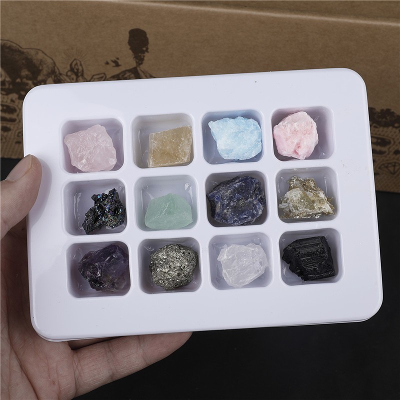 Minerals of the World 12 Pcs Natural Mineral Specimen Collection *1PCS